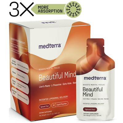Medterra Mushroom Wellness Boosters – Liquid Pouch, Material: Beautiful Mind