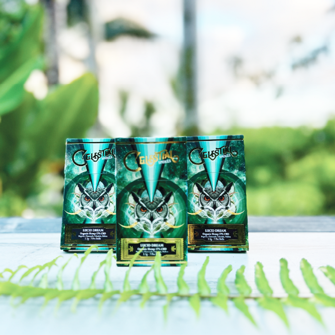 Celestial Sacraments Owl Smokes CBD Prerolls 7-Pack
