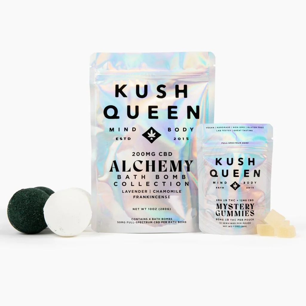 K.Q. Alchemy Mini CBD Bath Bomb Collection