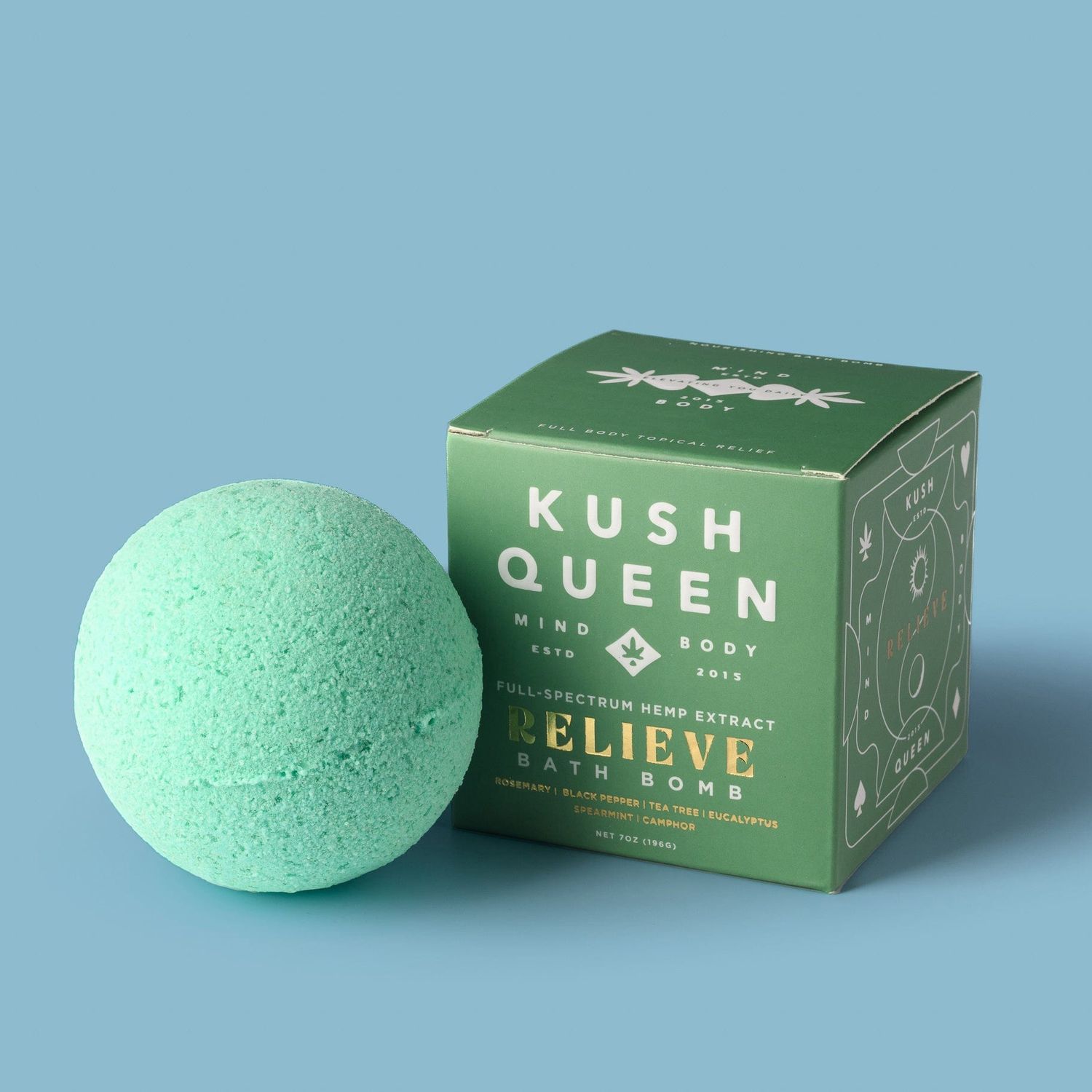 Kush Queen - Relieve 1:1 CBD Bath Bomb