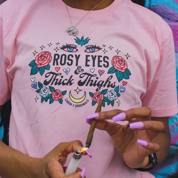 Rosy Eyes &amp; Thick Thighs T-Shirt
