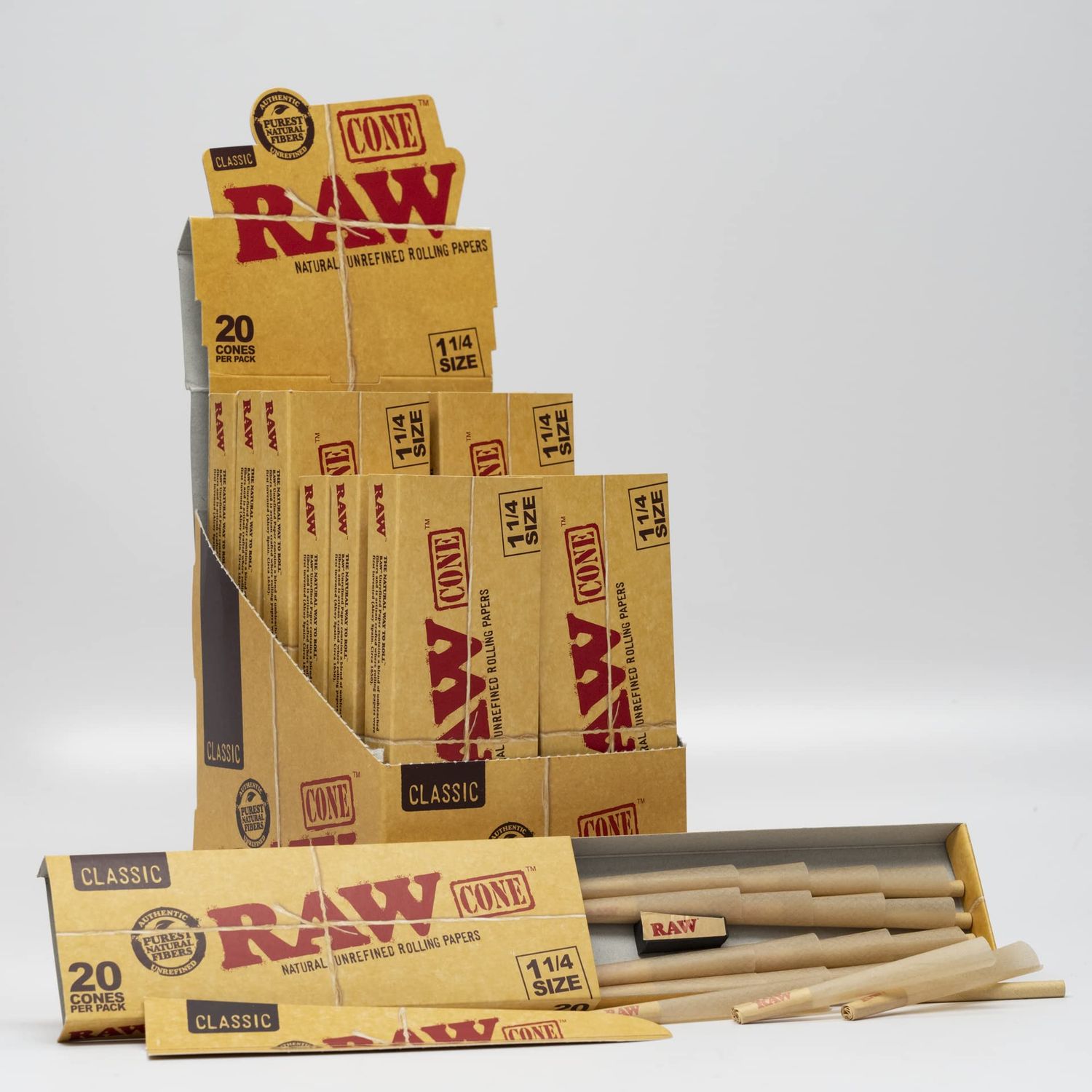 RAW CLASSIC CONE - 20 Cones  (70/24)