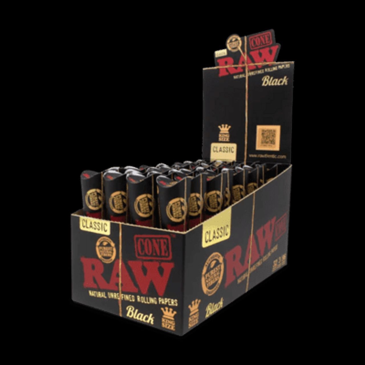 RAW Cone - Black King Size - 3 pack