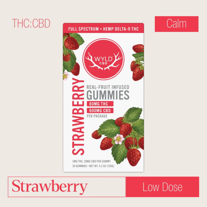 Wyld Low Dose THC Delta 9 Gummies