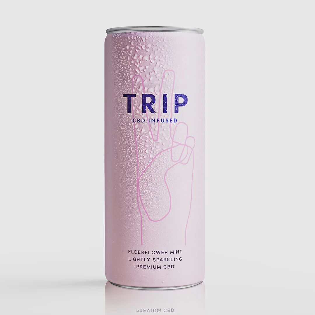 Trip CBD Infused Beverage, Attribute: Elderflower Mint