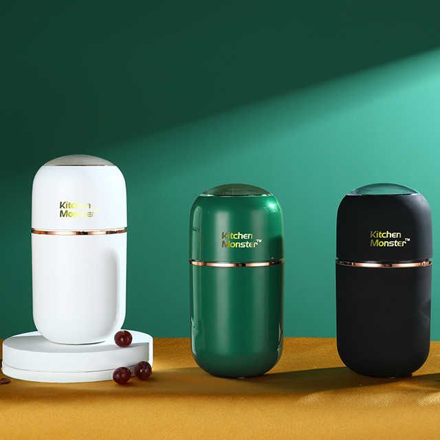 Electric Coffee Grinder, Colour: Green