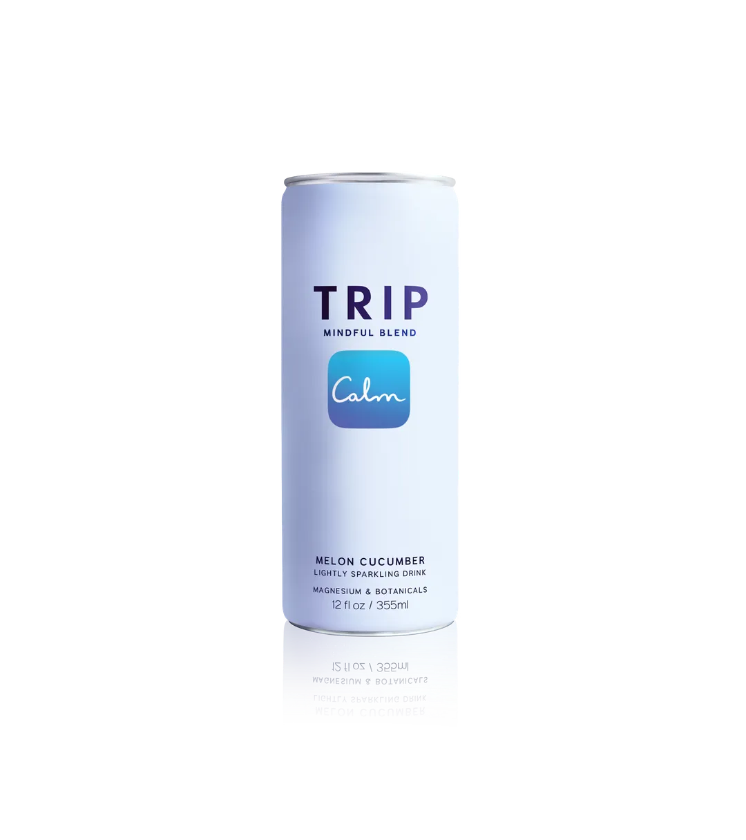 Trip Mindful Blend Sparkling Botanical Drink, Attribute: Melon Cucumber