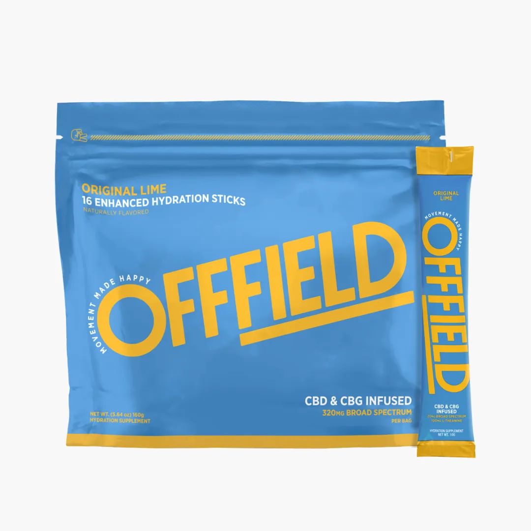 Offield CBD Powdered Hydration Packets, Attribute: Original Lime