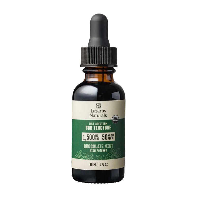 Lazarus Naturals Organic CBD Tincture Strawberry Lemonade 50mg / ML