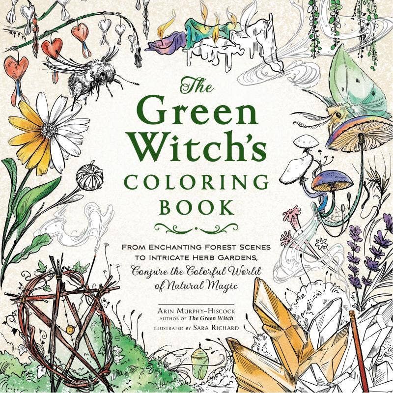 The Green Witch&#39;s Coloring Book
