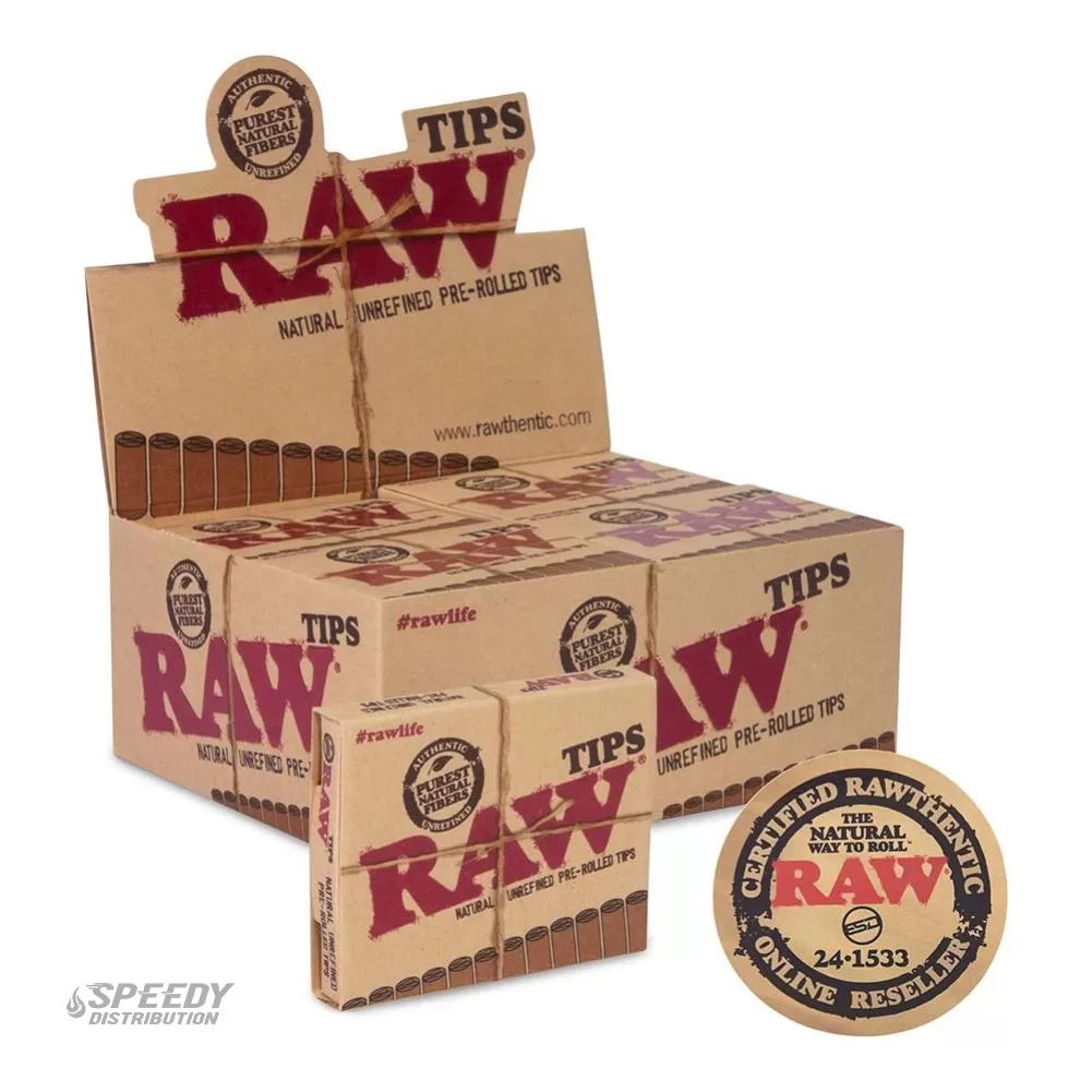 Raw Pre-Rolled Tips 21 Pack