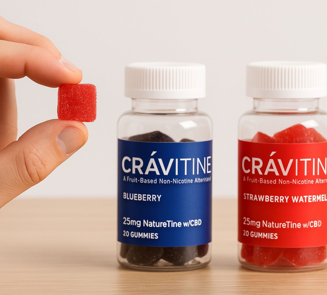 Cravitine CBD Gummies (Non-Nicotine), Attribute: Blueberry