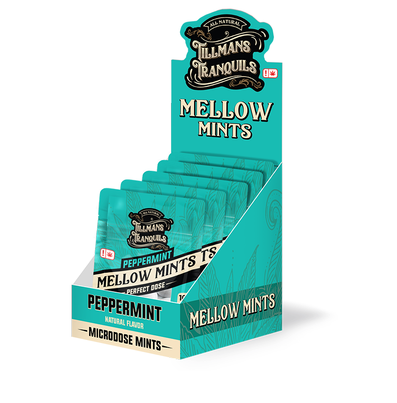 Tillman's Tranquils CBD &amp; THC Mints, Attribute: Peppermint Mellow THC:CBD 10:1