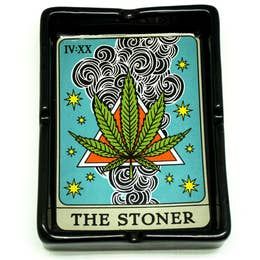 The Stoner Tarot Card Ceramic Ashtray