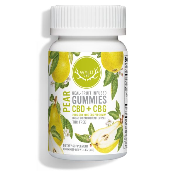 Wyld Pear Gummies, Size: 200mg