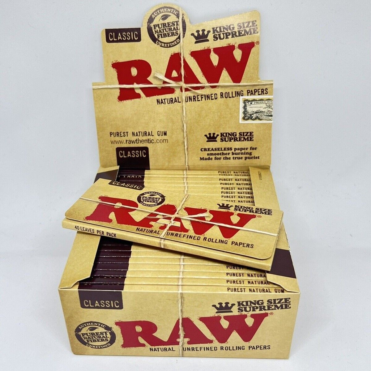 Raw King Supreme 24 Pack/40 Leaves