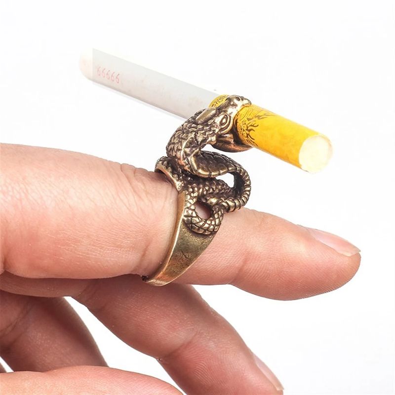 Joint / Cigarette Holder Snake Ring
