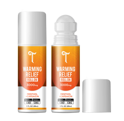 Tillman's Tranquils CBD + CBG Warming Relief Roll On 3000mg Tillman's Tranquils CBD + CBG Warming Relief Roll On 3000mg