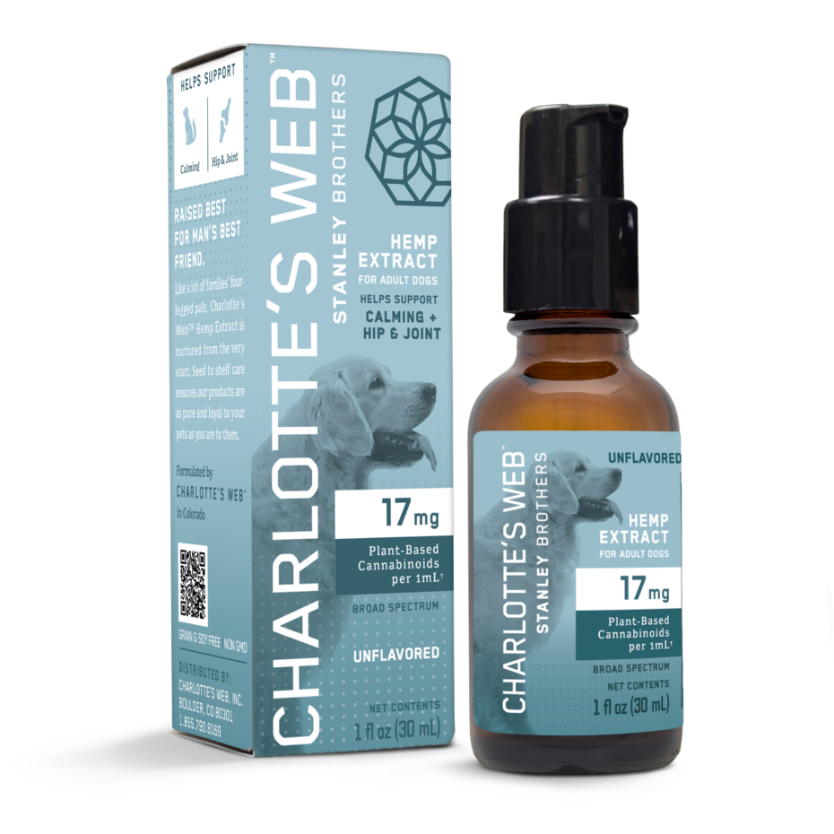 Charlotte's Web CBD Pet Oil 17mg 30ml, Attribute: Unflavored
