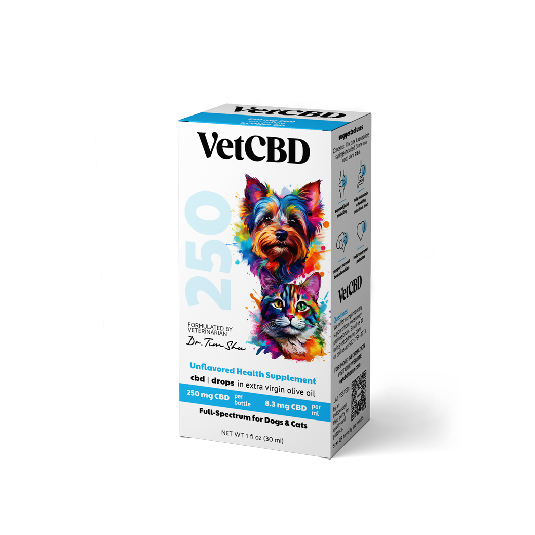 Vet CBD Tincture, Size: 250mg