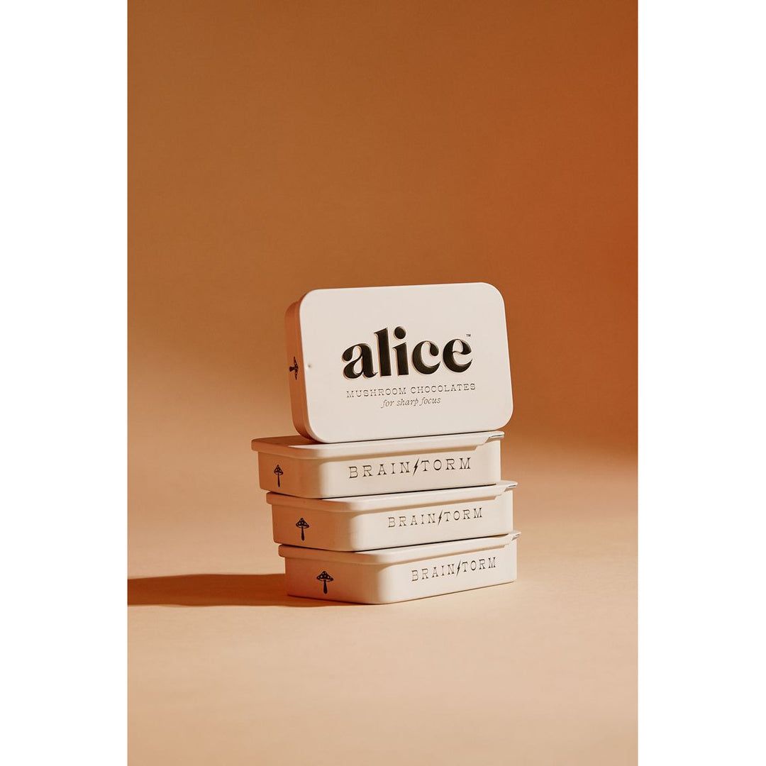 Alice Mushroom Chocolates, Material: Brainstorm