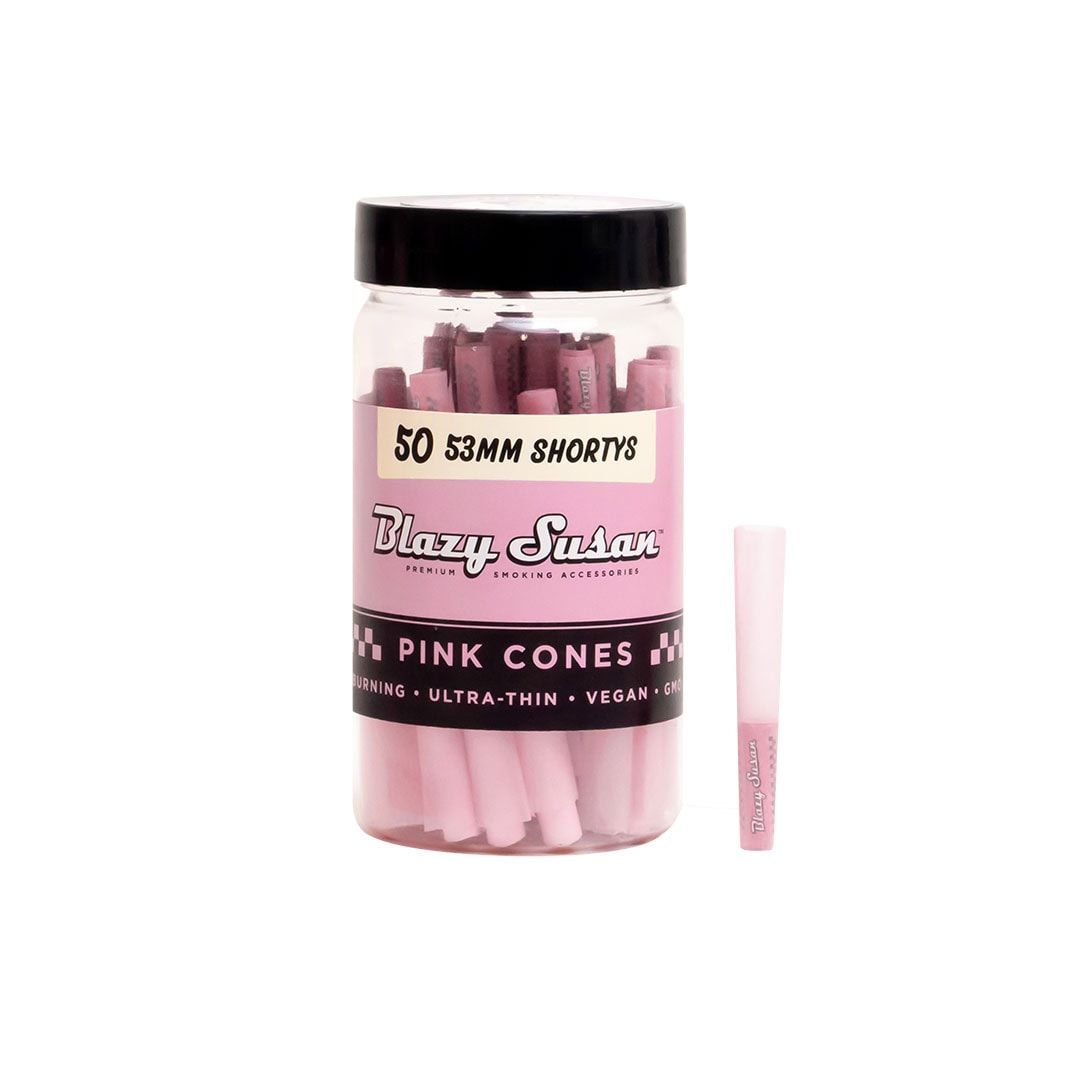 Blazy Susan - 50ct 53mm Shortys, Attribute: Pink