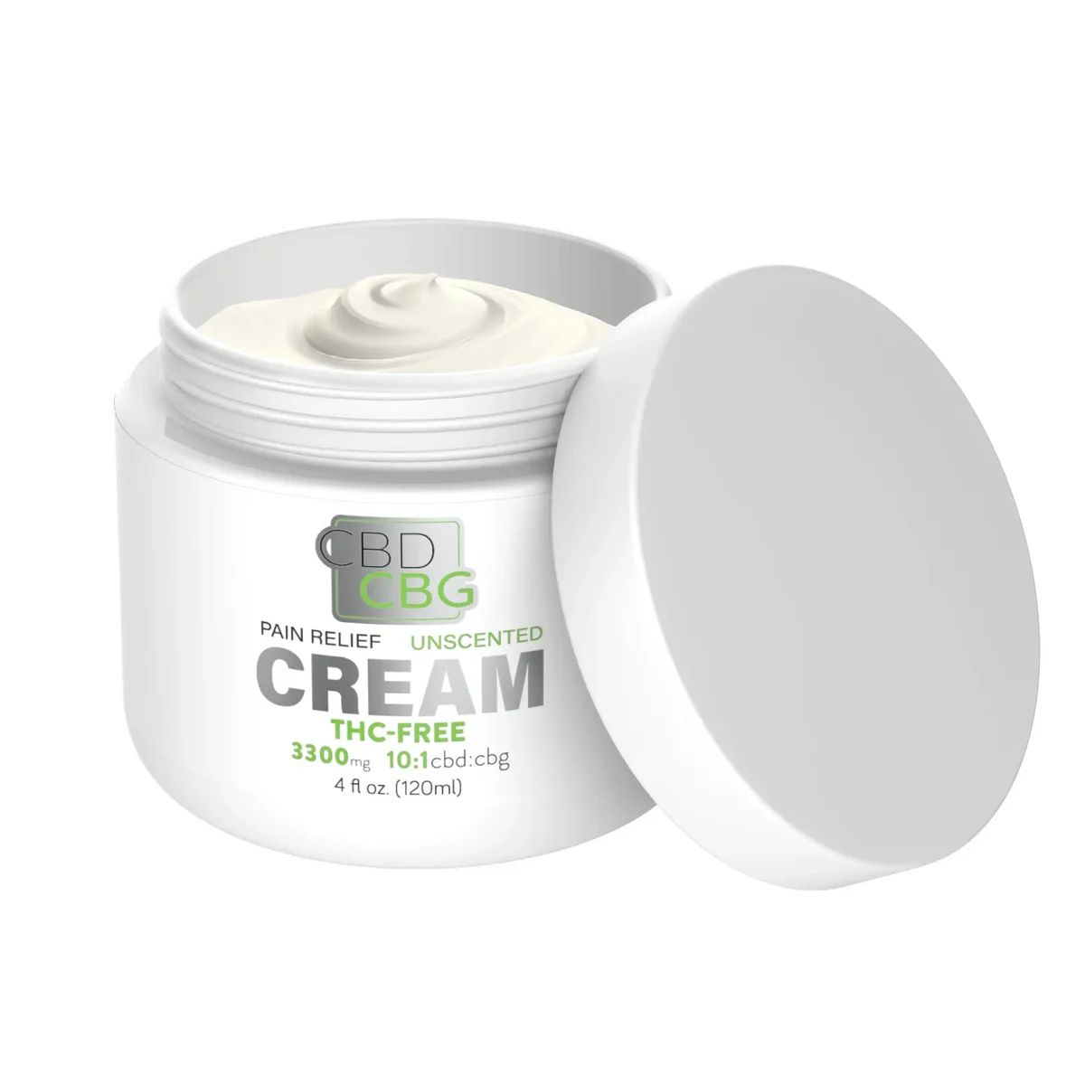 Kurativ CBD:CBG Cream, Attribute: THC-FREE 825mg