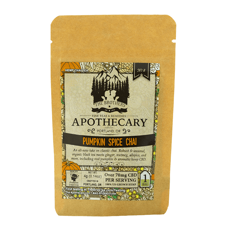 Herbal Tea - Single Pack Herbal Tea - Single Pack, Flavor: Pumpkin Spice Chai