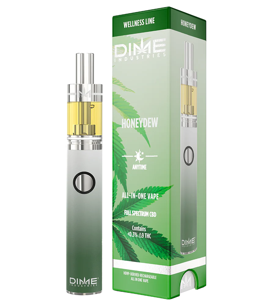 Dime All-In-One CBD Vapes - 2000mg, Attribute: Honeydew