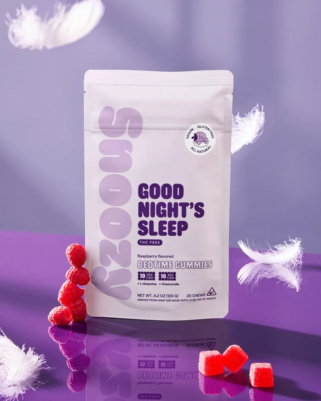 Snoozy THC-Free Bedtime Gummies