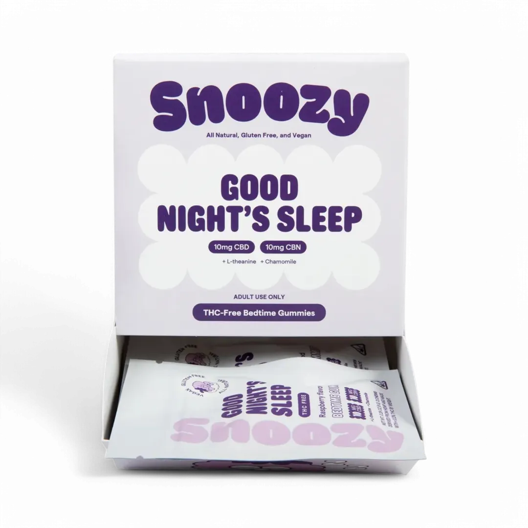 Snoozy THC-Free Bedtime Gummies, Attribute: 2-Pack