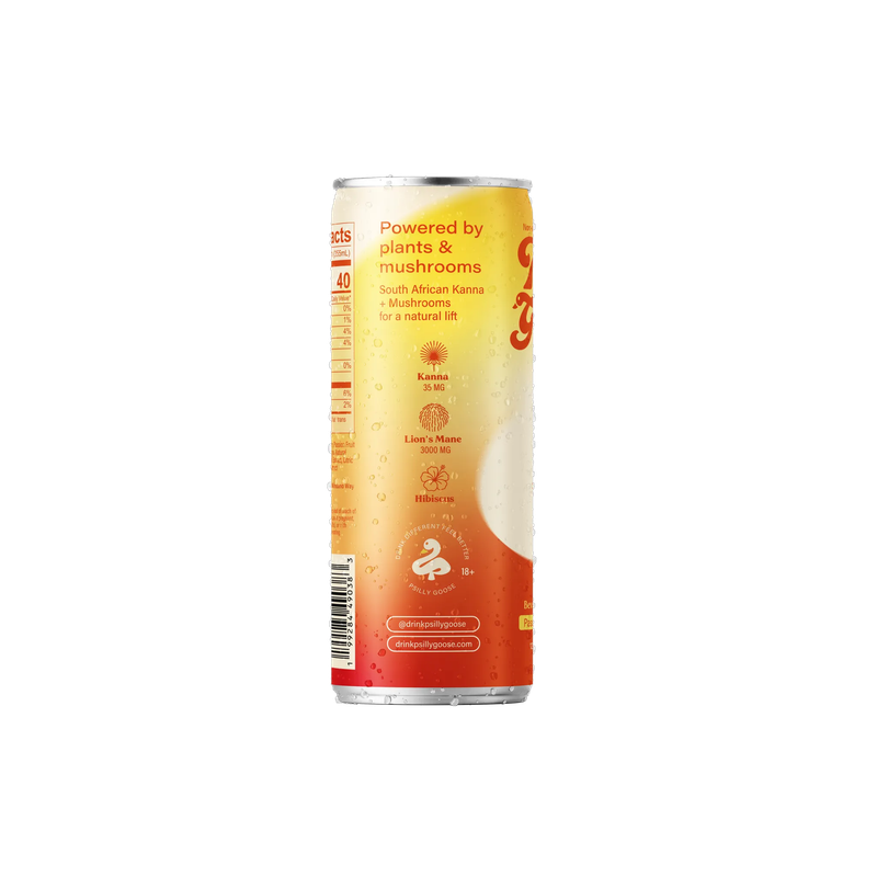 Psilly Goose Kanna + Lion's Mane Seltzer