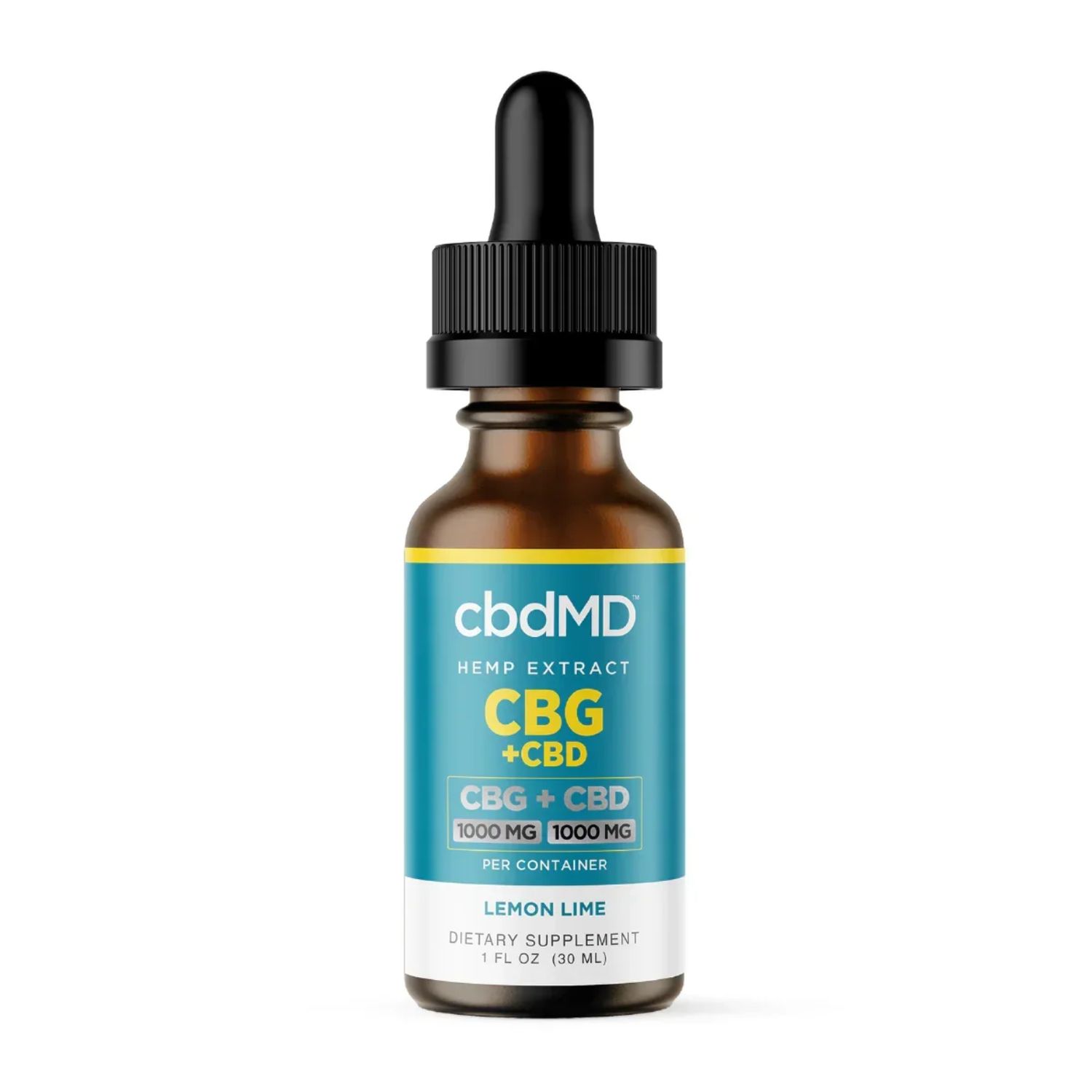 Broad Spectrum CBG + CBD Oil Tincture CBG 1000 MG + CBD 1000 MG
