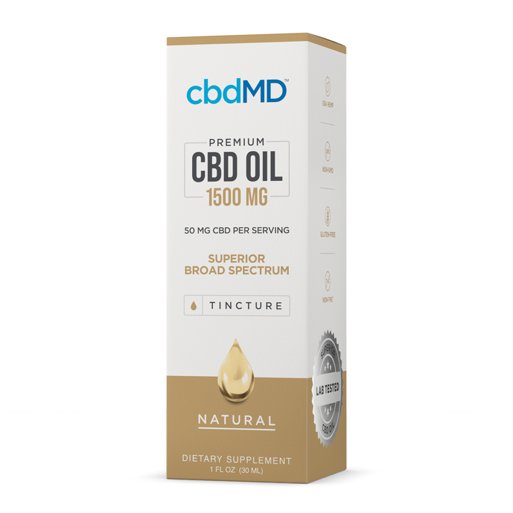 CBDmd CBD Oil, Attribute: 1500mg