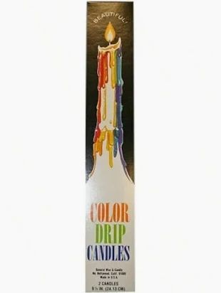 Multi-Color Drip Candles