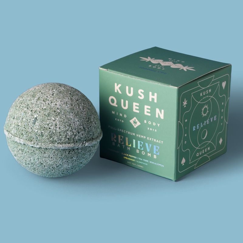 Kush Queen - 1000mg RELIEVE CBD Bath Bomb