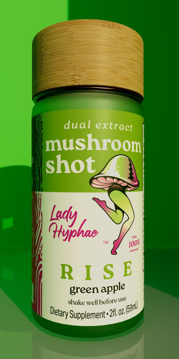 Lady Hyphae Functional Mushroom Shots, Attribute: RISE
