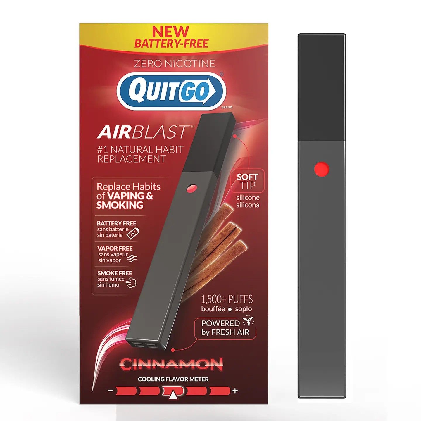 QuitGo Flavored Air Airblast, Flavor: Cinnamon