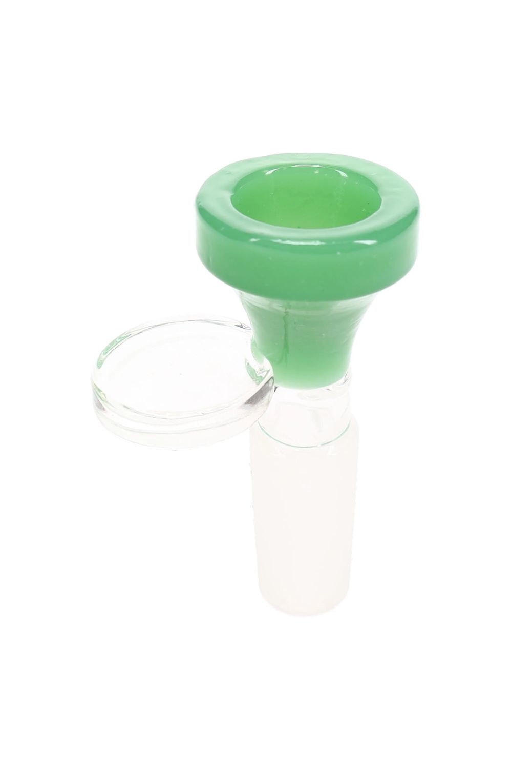 14.5mm Male Colored Glass Bowl with Handle