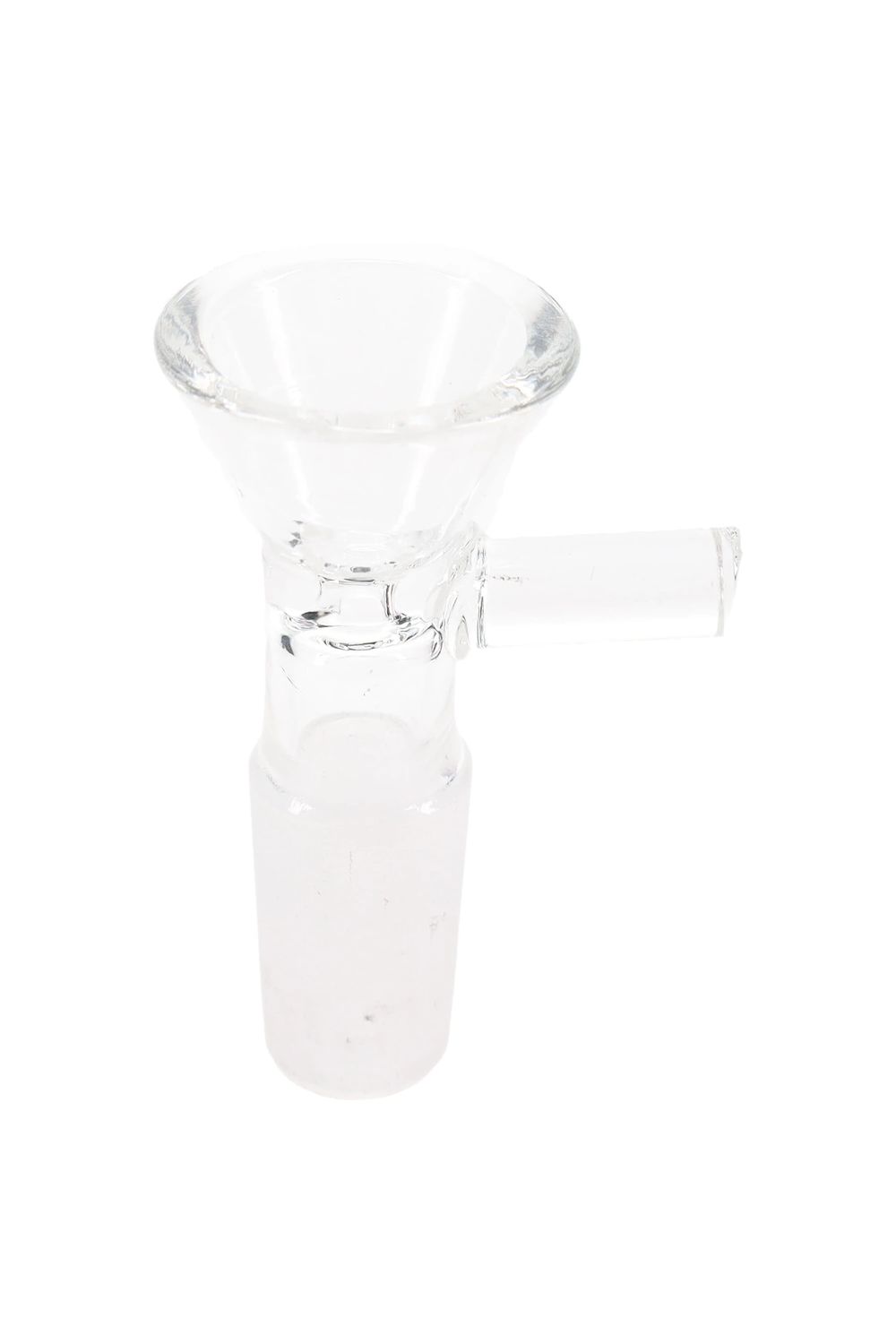 14.5mm Male Clear Glass-on-Glass Bowl