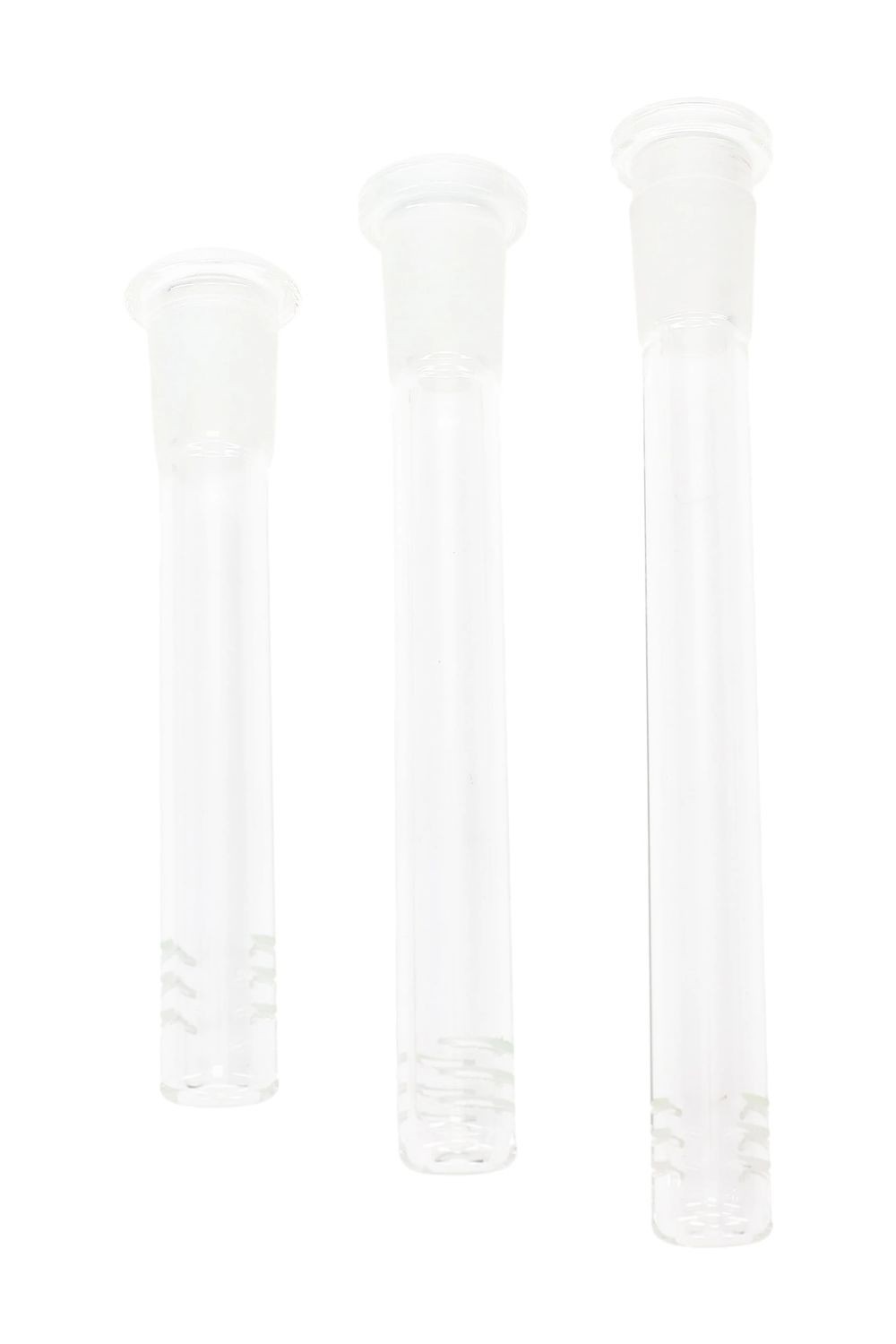 18.8mm Male to 14.5mm Female Glass-on-Glass Downstem, Size: 4" Length