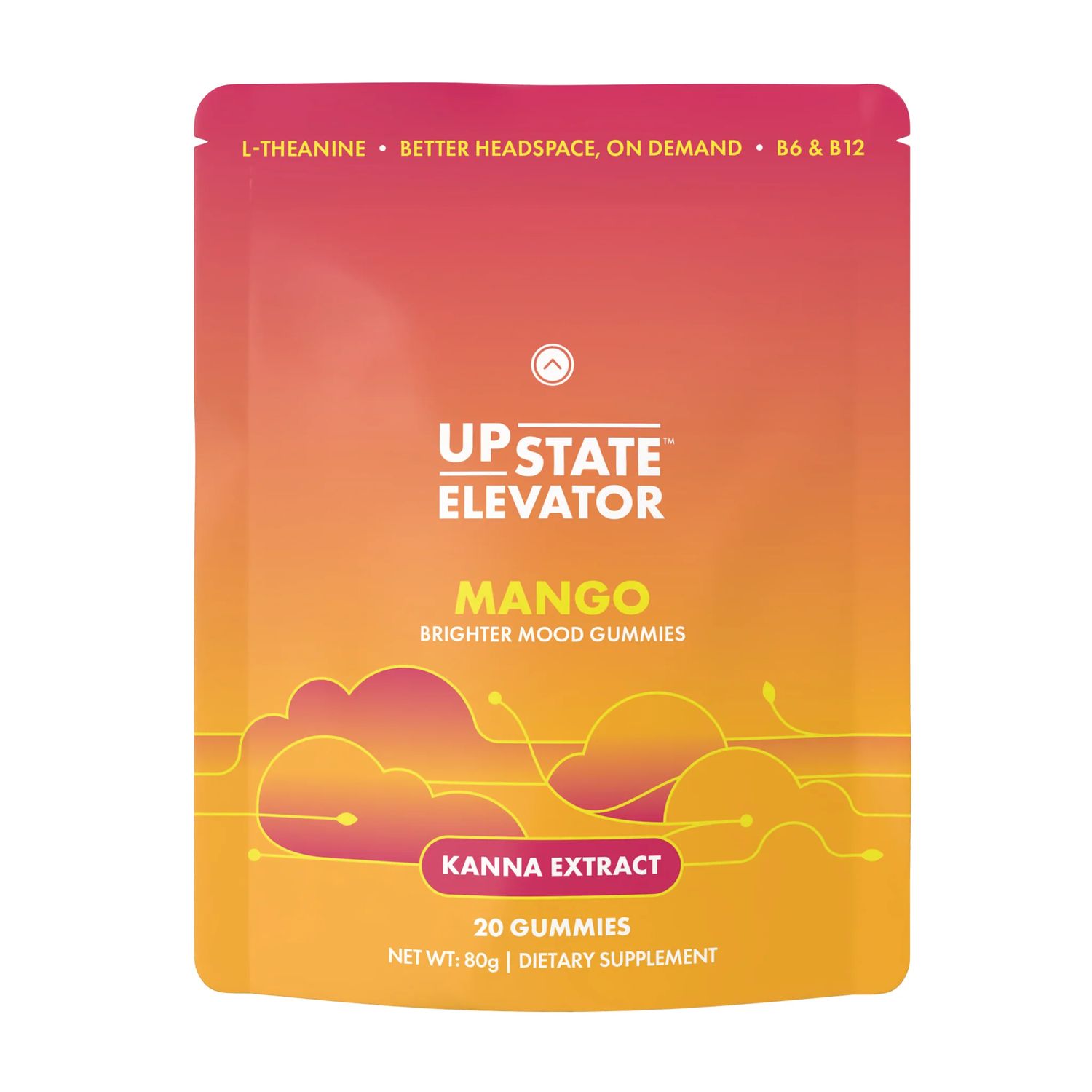 Upstate Elevator Kanna Gummies, Attribute: Mango Brighter Mood Gummy - 10mg Kanna
