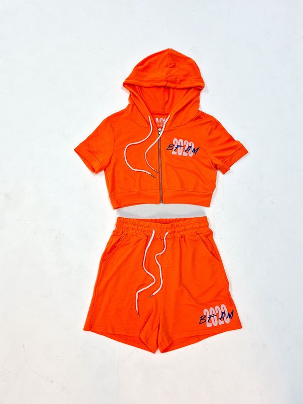 HOODED SHORT SET