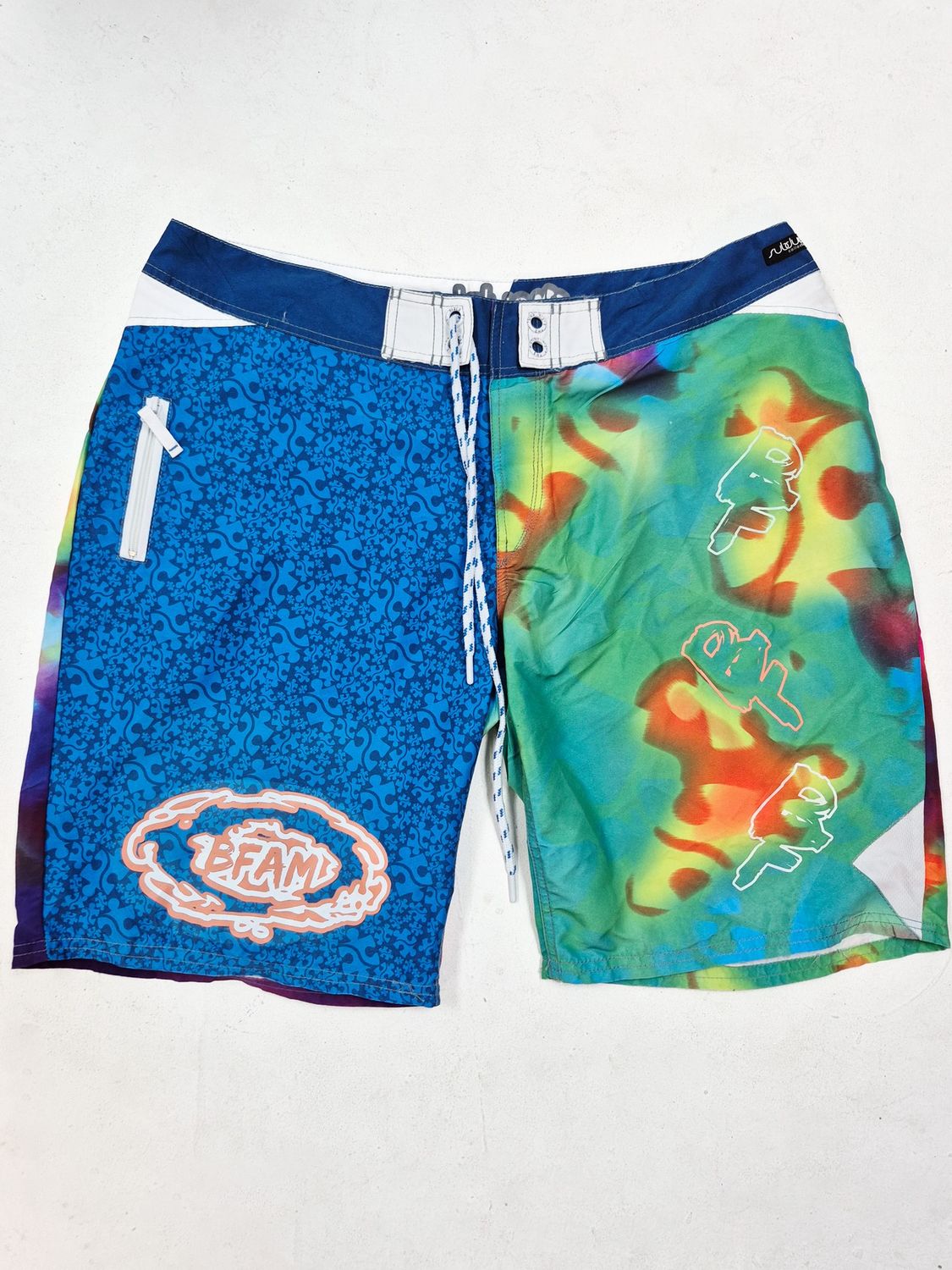 LAVA SWIM TRUNKS, Colour: BLUE, Size: 2X