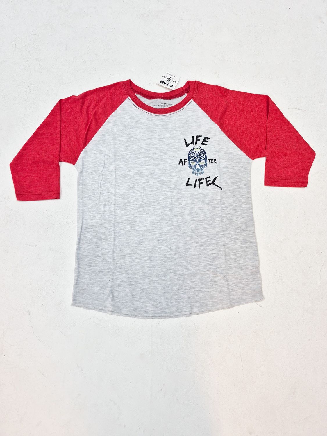 BASEBALL LIFE, Colour: RED, Size: X-LARGE
