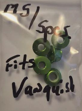 Green M5 fits Vanquish, 5 pcs.