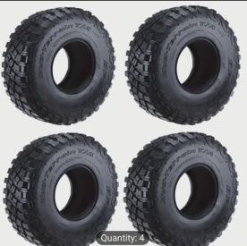 1.9 x 4.72 BFGoodrich Mud Terrain T/A 4 pc
