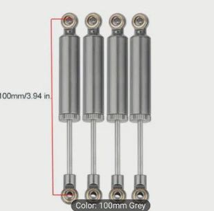 100 mm Gray Shocks