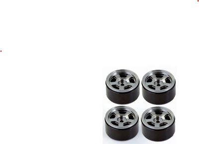 1.0&quot; Axial SCX24, Aluminum Beadlock Wheels-USED