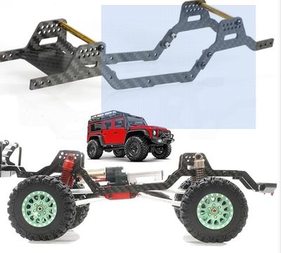 RC Car Carbon Fiber Chassis Kit Frame Girder for TRX-4M TRX4M Defender 1/18 RC Crawler Car Upgrades Parts  USED